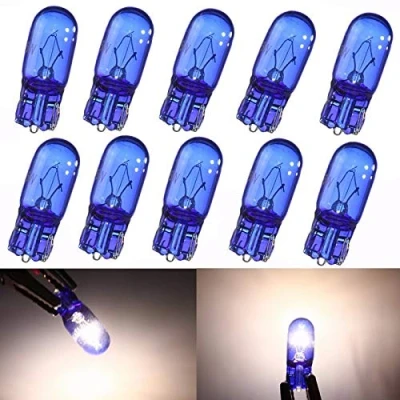 Abbildung von C FUNN 10 Stück W5W/T10 5W superhelles weißes Licht Xenon Standlicht Leuchtmittel Breite Lampe 12V