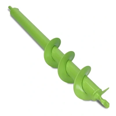 Abbildung von WERHE Erdbohrer für Bohrmaschine 80 mm Ø, 450 Läng Gartenbohrer Akkuschrauber zum Pflanzen, Blume und Löcher Graben Grabungswerkzeug Garten