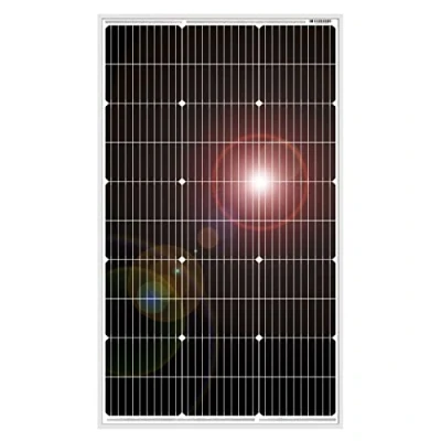 Abbildung von DOKIO Solarpanel 100W 18V Monokristallin(Hohe Leistung) für 12V Kfz Batterie, AGM, Gelbatterie ideal Wohnmobil, Camping, Gartenhaus