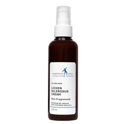 Abbildung von argentum plus Silber MSM Lichen Sclerosus Creme nicht parfümiert 100 ml Für die zu neigende Haut