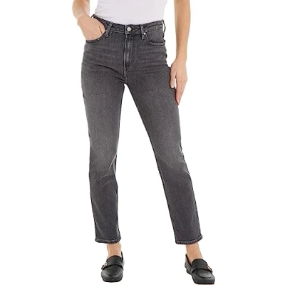 Abbildung von Tommy Hilfiger Damen Jeans Slim Cigarette Stretch, Grau (Luz), 32W / 30L