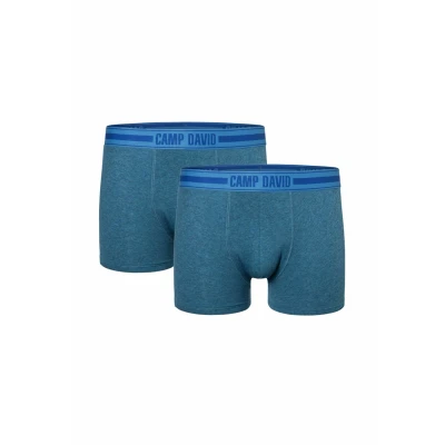 Abbildung von Camp David 2ER PACK Comfort LOGO Panties, Herren, Größe: 2XL, Jeans melange