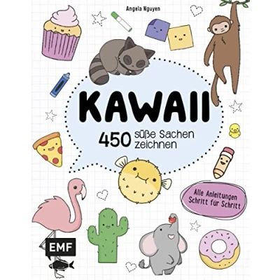 Abbildung von Kawaii 450 süße Sachen zeichnen: Alle Anleitungen Schritt für