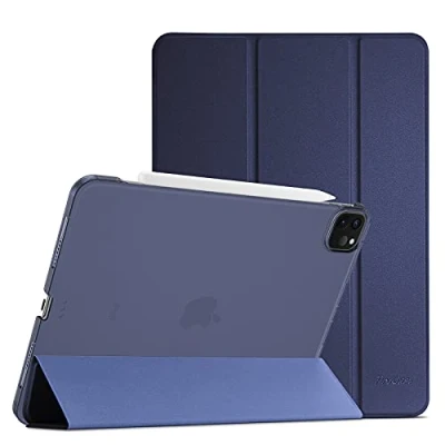 Abbildung von ProCase Hülle für iPad Air 13 Zoll M2 2024 /iPad Pro 12.9 (6/5/4/3 Gen) Dreifach Schutzhülle, Ultra Dünn Leicht Smart Case Cover 13&quot; (M2) 2024/iPad 12,9 2022/2021/2020/2018 Navy