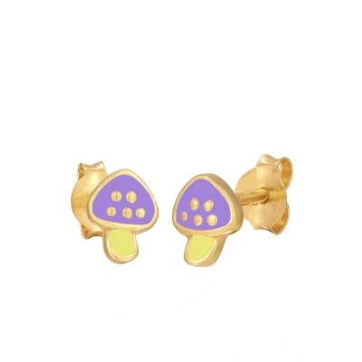Abbildung von Elli Mushroom Ohrringe goldcoloured, Damen, Größe: One Size, Gold coloured