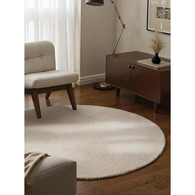 Abbildung von HANSE Home Wollteppich »Eleni«, rechteckig, 18 mm Höhe, Handgetuftet, Wolle, Natur, Wohnzimmer, Schlafzimmer, Skandi, Hygge