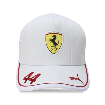 Abbildung von PUMA Scuderia Ferrari F1 2025 Lewis Hamilton Kappe Weiß Einheitsgröße