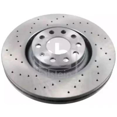 Abbildung von FEBI BILSTEIN 44121 Bremsscheibe Vorderachse 319,8 30 5 112 gelocht/innenbel. beschichtet AUDI: A4 B7 Avant, Saloon
