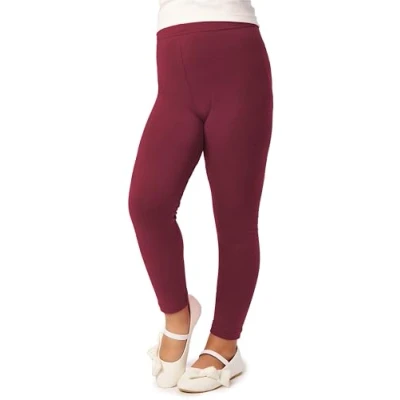 Abbildung von Merry Style Mädchen Lange Leggings aus Viskose MS10 130 (Weinrot, 152)