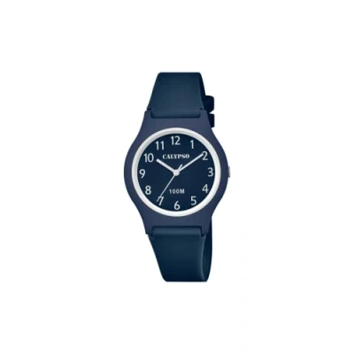 Abbildung von Calypso Jungs Analog Gesteppte Daunenjacke Uhr mit Kunststoff Armband K5798/4, mittel