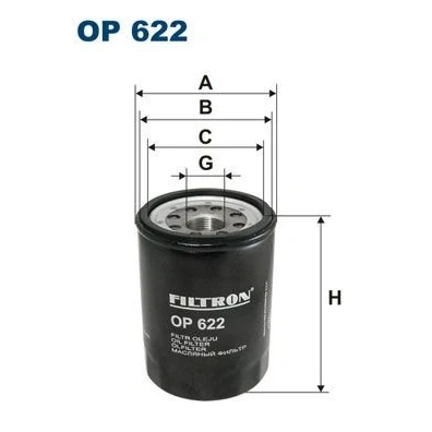 Abbildung von FILTRON OP 622 Ölfilter M 26 X 1.5 Anschraubfilter SUZUKI: Vitara I Off Road, Grand 1 SUV, MAZDA: 626 III Hatchback, IV Saloon