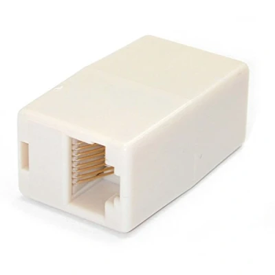 Abbildung von StarTech.com Cat5e RJ45 Netzwerkkabel Koppler / Verbinder Patchkabel Modular Kupplung Buchse Weiß