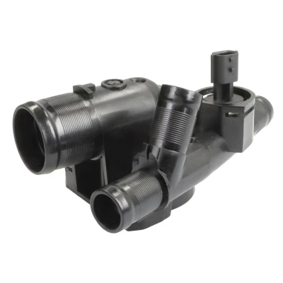 Abbildung von THERMOTEC D2R021TT Kühlwasserthermostat 89C mit Dichtung Sensor Kunststoff Gehäuse RENAULT: ESPACE 4, LAGUNA 2, SCENIC 2