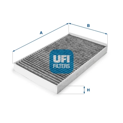 Abbildung von UFI 54.145.00 Innenraumfilter Aktivkohlefilter 345 203 33 MERCEDES BENZ: Vito Minibus, Mixto, Viano
