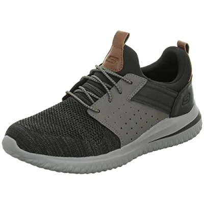 Abbildung von Skechers DELSON3.0CICADA Sneaker low, Herren, Größe: 45, Grau schwarz Schuhe
