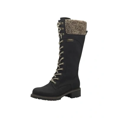 Abbildung von Tamaris Schnürstiefel, Damen, Größe: 37, Black Schuhe