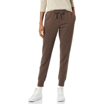 Abbildung von Amazon Essentials Damen Fleece Jogginghose Mit Bündchen (In Übergrößen Erhältlich), Braunheide, S