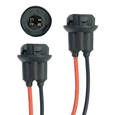 Abbildung von L &amp; P Car Design 2x T10 W5W Fassung Stecker Lampenfassung Standlicht Parklicht Glas Sockel Glassockel Stecksockel W3W WY5W W2,1X9,5D für Lampen Glühlampen Glühbirnen