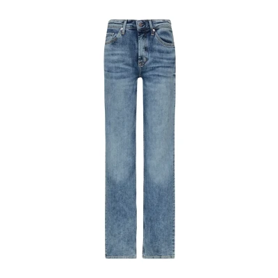 Abbildung von s.Oliver Karolin Jeans Straight Leg, Damen, Größe: 44x30, Blau