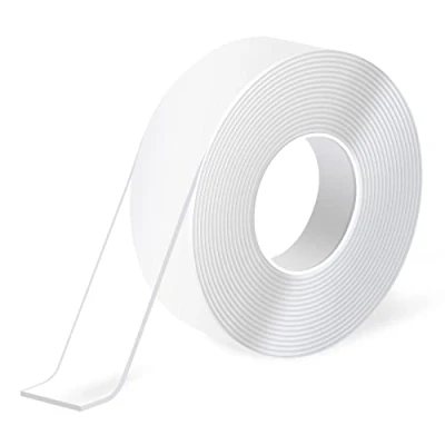 Abbildung von Art3d Doppelseitiges Klebeband, strapazierfähig, 3 meter, Mehrzweck entfernbares Schaumstoff wiederverwendbares, transparentes Klebeband für Klebeartikel, Haushalt