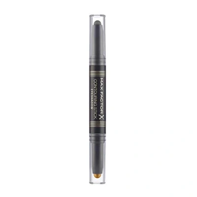 Abbildung von Max Factor Contouring Stick Eyeshadow Bronze Moon &amp; Forest Green Lidschattenstift Mit hellem und dunklem Farbton für einen gelungenen Augenaufschlag cremiger Textur