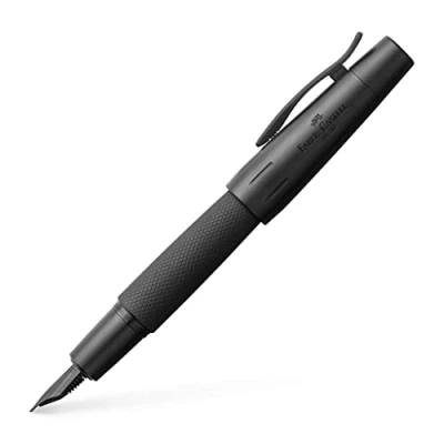 Abbildung von FABER CASTELL 148623 Füller e motion pure black, Federstärke B, schwarz