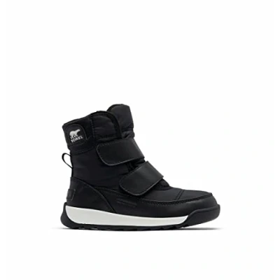 Abbildung von Sorel Kinder Unisex Winterstiefel, CHILDRENS WHITNEY II STRAP WP , Grau Jet X Poppy Red 21 EU
