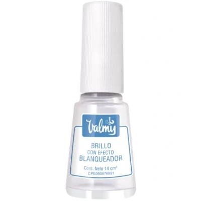 Abbildung von Valmy Glanz Nagel Aufheller Behandlung, mit Aufhellungseffekt für fleckige und gelbe Nägel, 14 ml (1 Einheit)