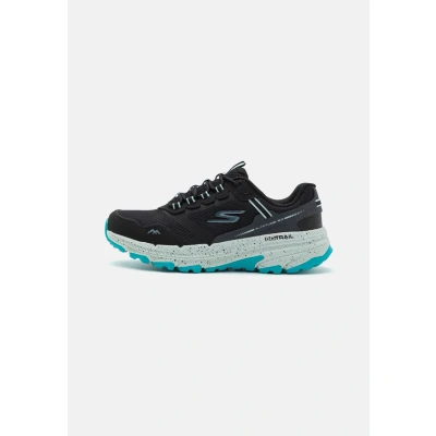 Abbildung von Skechers Damen Altitude GO Run Trail HÖHE 2.0 Ravine, Black Leather Aqua Trim, 38 EU