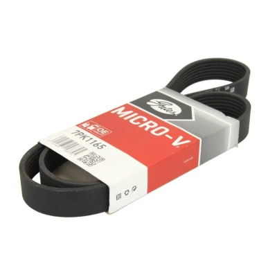 Abbildung von GATES 7PK1165 Keilrippenriemen 1165 7 Polyester, EPDM (Ethylen Propylen Dien Kautschuk) RoadMax Value Line