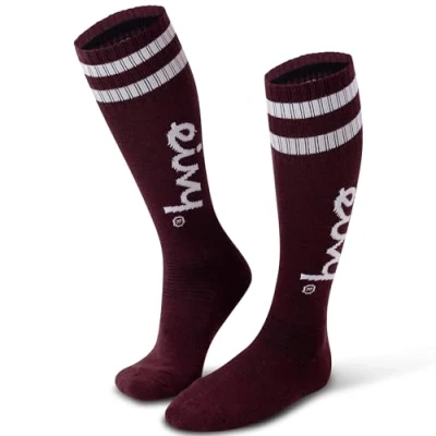 Abbildung von Eivy Damen Cheerleader Wool Socken, Wine, 3941