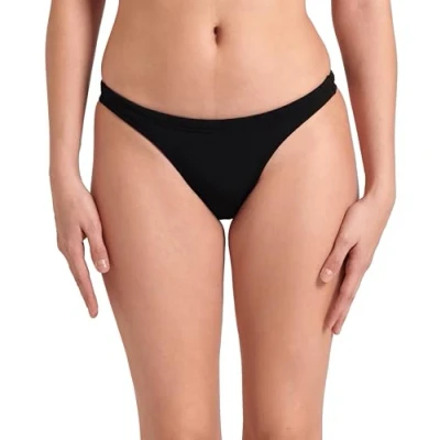 Abbildung von ARENA Damen Women&#039;s Team Swim Bottom Solid Badehosen Slip, Black white, 32 EU