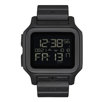 Abbildung von Nixon Herren Digital Japanisches Automatikwerk Uhr mit Polykarbonat Armband A1170 001 00