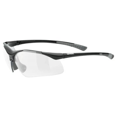 Abbildung von uvex sportstyle 223 Sportbrille für Damen und Herren verspiegelt druckfreier &amp; perfekter Halt black grey/clear one size