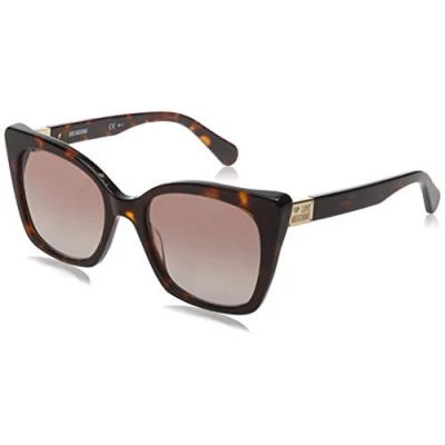 Abbildung von Love Moschino Damen MOL000/S Sonnenbrille, Braun (DKHAVANA), 53