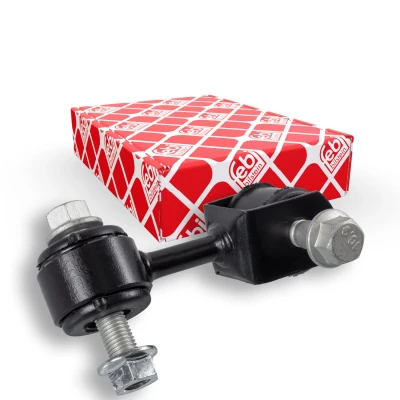 Abbildung von febi BILSTEIN 34758 Koppelstange Vorderachse rechts 75 M10 x 1,25 Plus mit Anbaumaterial Stahl schwarz TOYOTA: Hiace 4 Bus