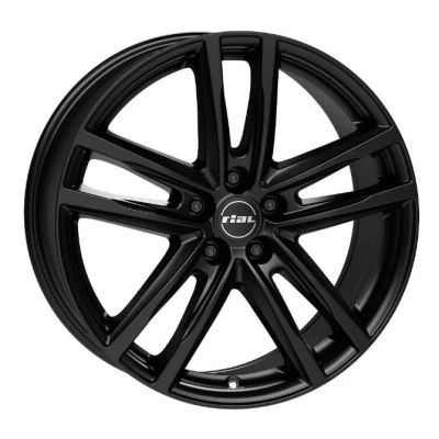 Abbildung von RIAL 5 loch 18Zoll 112mm Alufelge X10 Matt Schwarz 70843V24 Felge