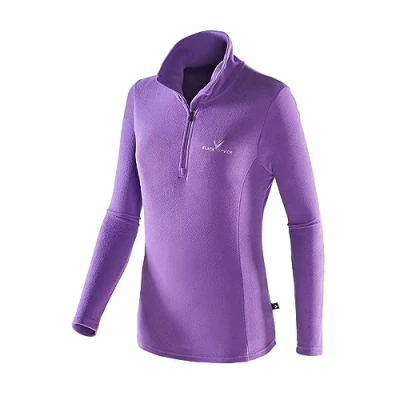 Abbildung von Black Crevice Damen Fleece Skirolli, blau/weiß, 42