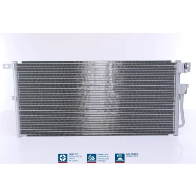 Abbildung von NISSENS 94916 Klimakondensator ohne Trockner Aluminium 670 R 134a