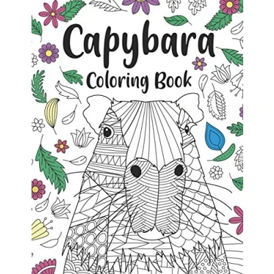 Abbildung von Capybara Coloring Book: A Cute Adult Books for Owner, Best Gift Lovers