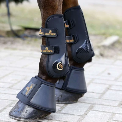 Abbildung von Kentucky Horsewear Hufglocken Leder Schwarz M
