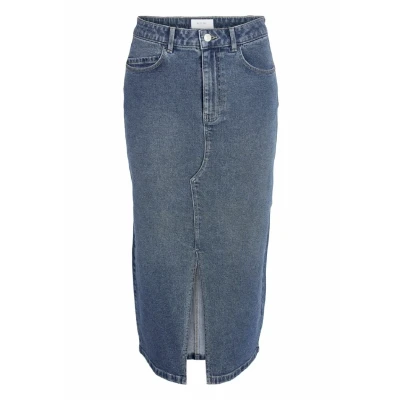 Abbildung von Noisy May Bleistiftrock, Damen, Größe: XS, Medium blue denim