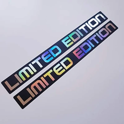 Abbildung von folien zentrum 2 STK. Limited Edition Oilslick Schwarz 20 x cm hochwertiger Aufkleber Auto Tuning OEM&amp;JDM Sticker Lustige Stickerbomb Autoaufkleber Made in Germany