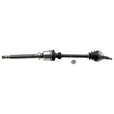 Abbildung von FEBI BILSTEIN 182884 Antriebswelle Vorderachse rechts mit Mutter RENAULT: Clio 3, III Grandtour, Modus / Grand Modus, DACIA: Sandero I