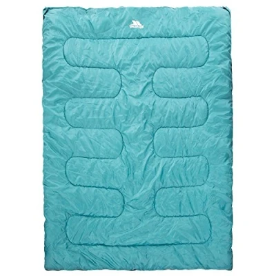 Abbildung von Trespass Catnap, Jade, 2 Personen Drei Jahreszeiten Schlafsack 180cm x 140cm, Grün