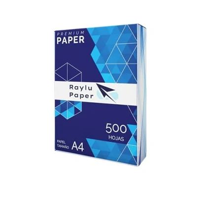 Abbildung von RAYLU PAPER A4 Blätter, 80 g, 500 Blatt Premium Papier für Laserdrucker, Inkjet und Kopierer, Büro Zuhause