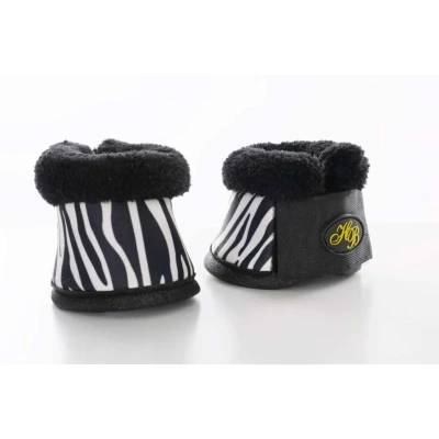 Abbildung von HB Ruitersport Hufglocken Zebra Schwarz/Weiß