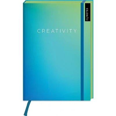 Abbildung von myNOTES Notizbuch A5: Creativity: Notebook medium, gepunktet, paginiert im Gradient Design: Ideal als Journal, Planner oder Tagebuch