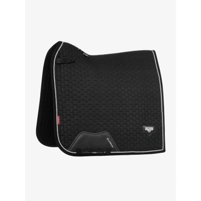 Abbildung von LeMieux Satteldecke Dressur Puissance Wildleder Schwarz S/M