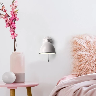 Abbildung von Brilliant Wandleuchte »Telio«, 1 flammig, Leuchtmittel E14 ohne Leuchtmittel, Wandlampe mit Zugschalter